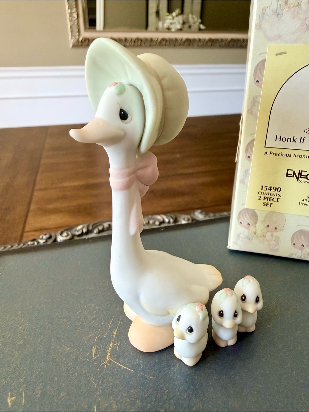 Honk If You Love Jesus: Precious Moments Porcelain Figurine, 1985